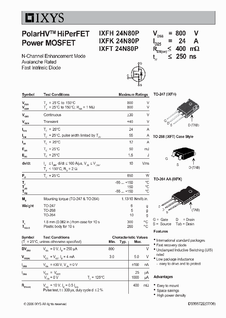 IXFH24N80P_447227.PDF Datasheet