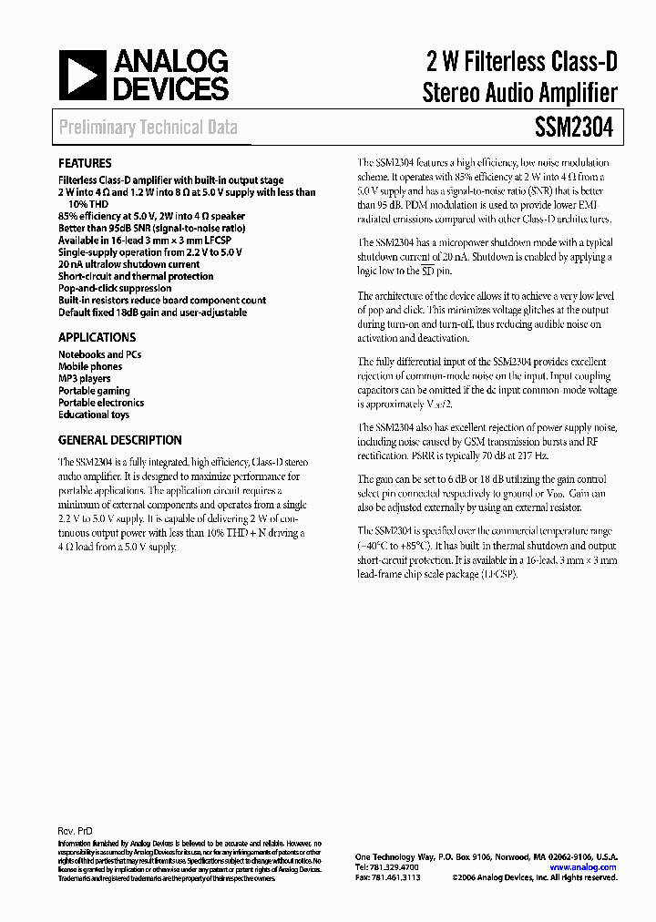 SSM2304CPZ-REEL7_476473.PDF Datasheet