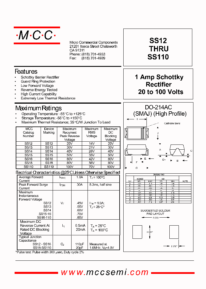 SS110_199235.PDF Datasheet