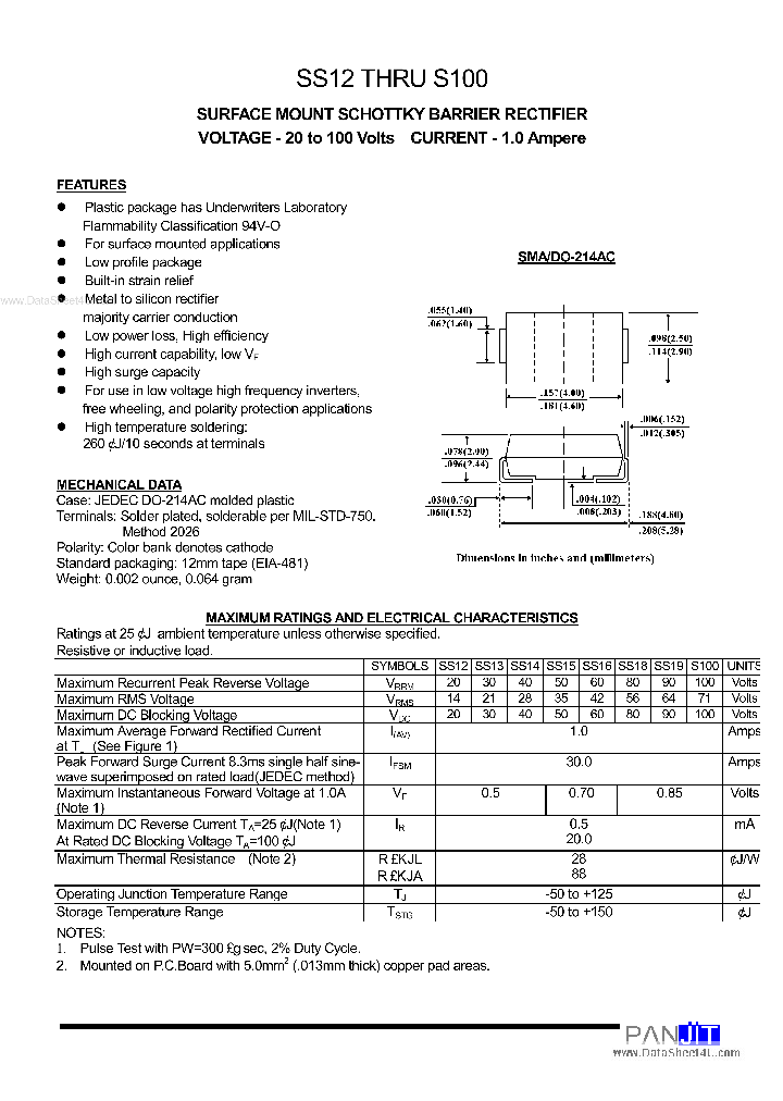 SS100_199232.PDF Datasheet