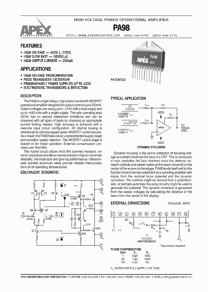 PA98_331877.PDF Datasheet