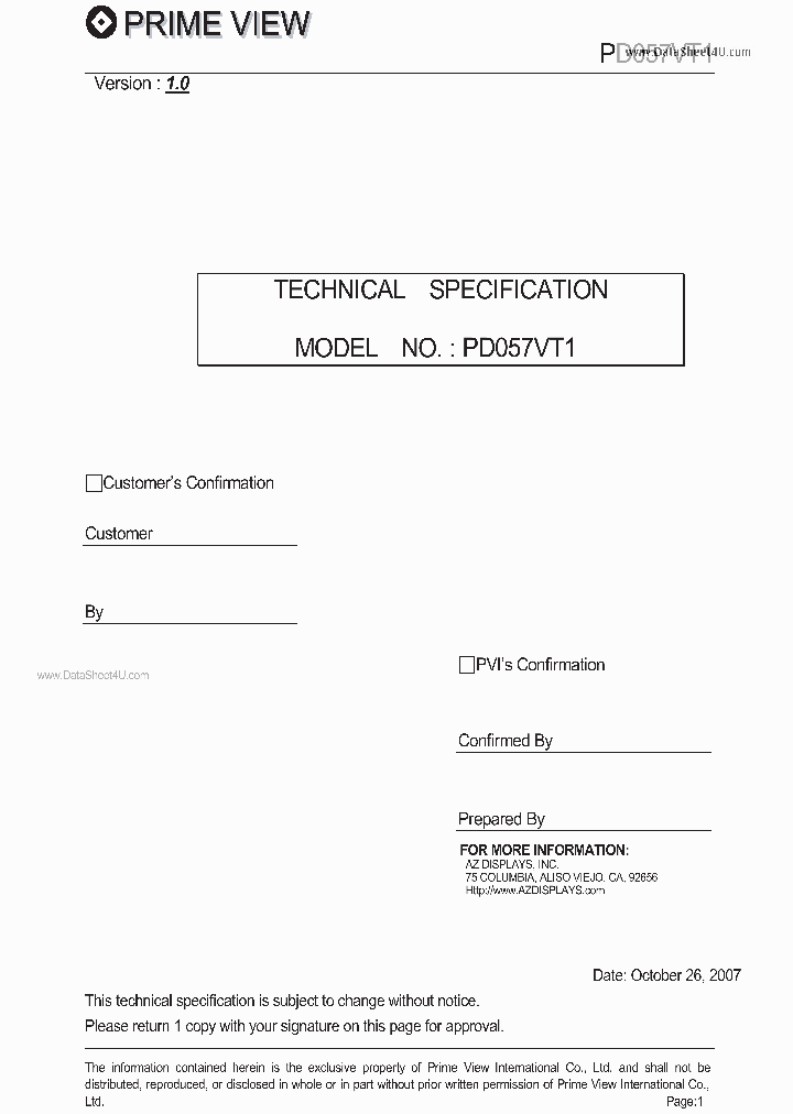 PD057VT1_199954.PDF Datasheet