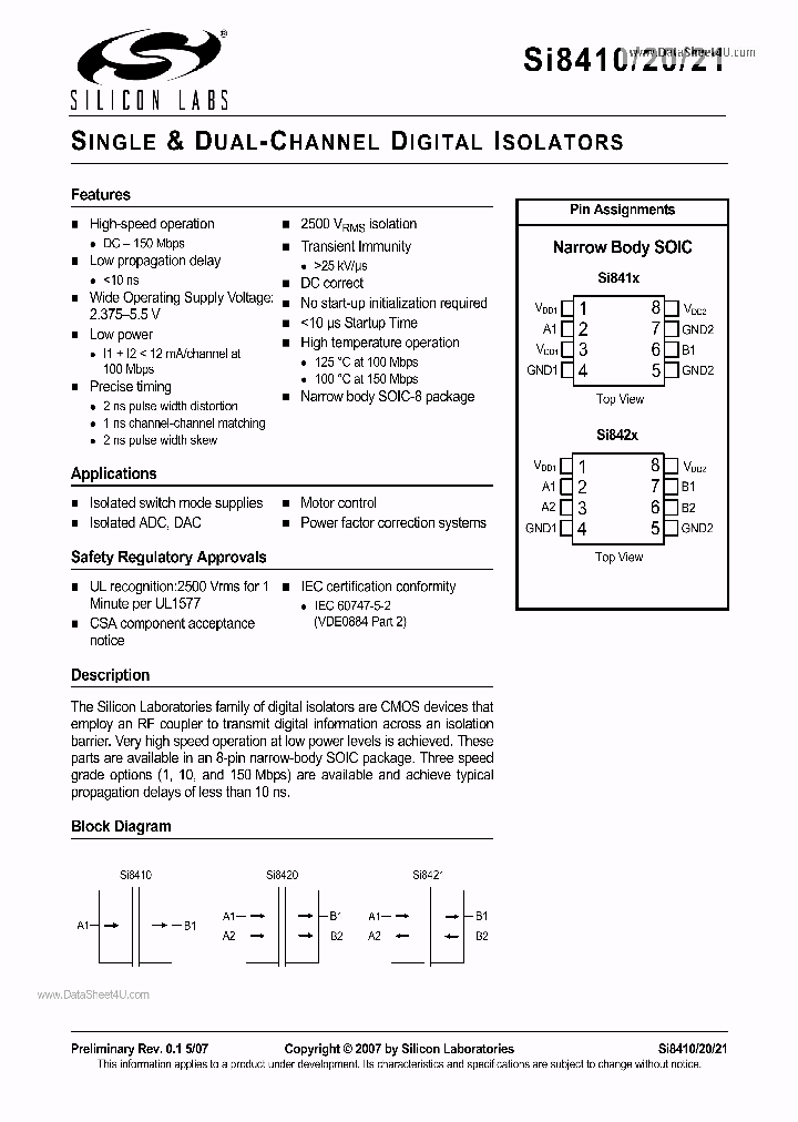 SI8410_204302.PDF Datasheet