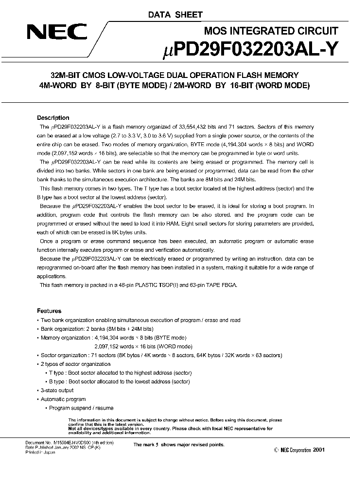 UPD29F032203ALGZ-B85BY-MJH_333914.PDF Datasheet