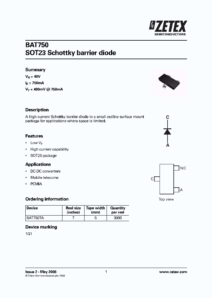 BAT750_438551.PDF Datasheet