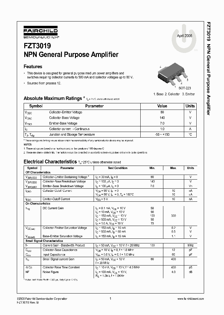 FZT301906_539872.PDF Datasheet