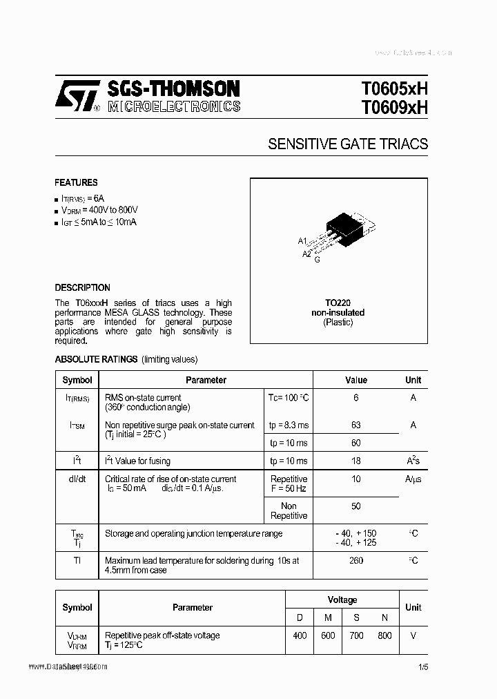 T0605DH_214781.PDF Datasheet