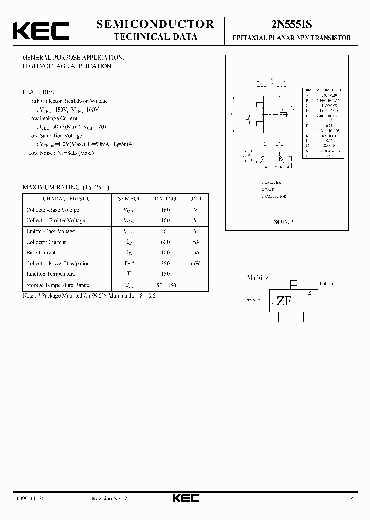 2N5551S_249376.PDF Datasheet