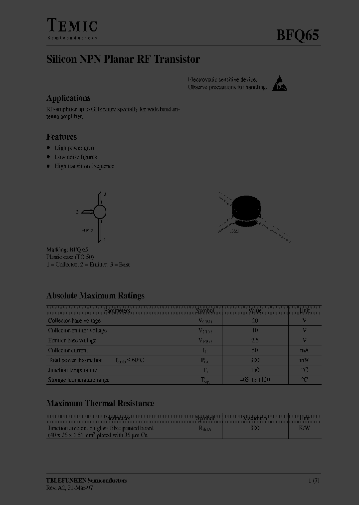 BFQ65_337058.PDF Datasheet