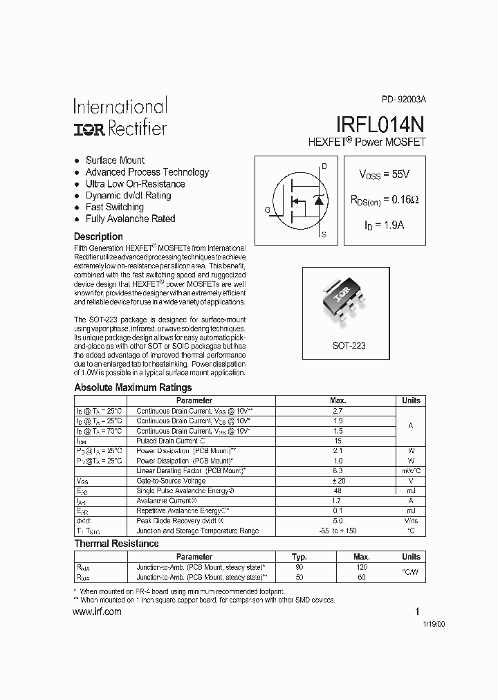 IRFL014N_252047.PDF Datasheet