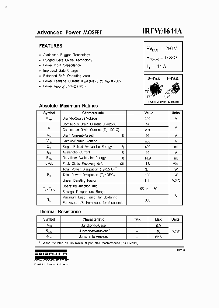 IRFI644A_224020.PDF Datasheet