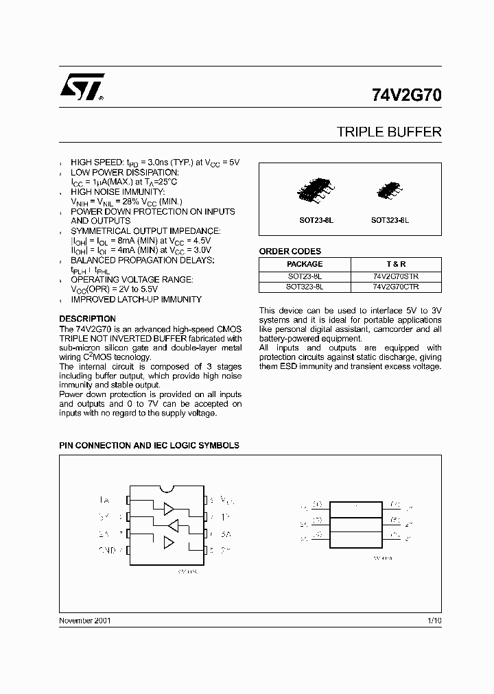 74V2G70CTR_266160.PDF Datasheet