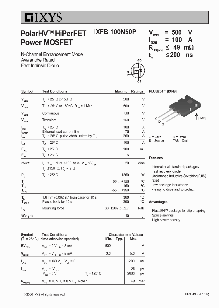 IXFB100N50P_542426.PDF Datasheet
