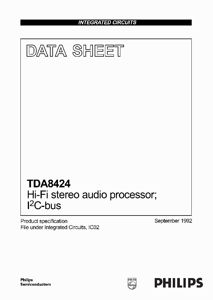 TDA8424_600099.PDF Datasheet