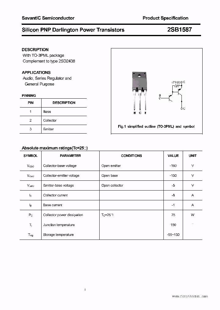 2SB1587_249838.PDF Datasheet