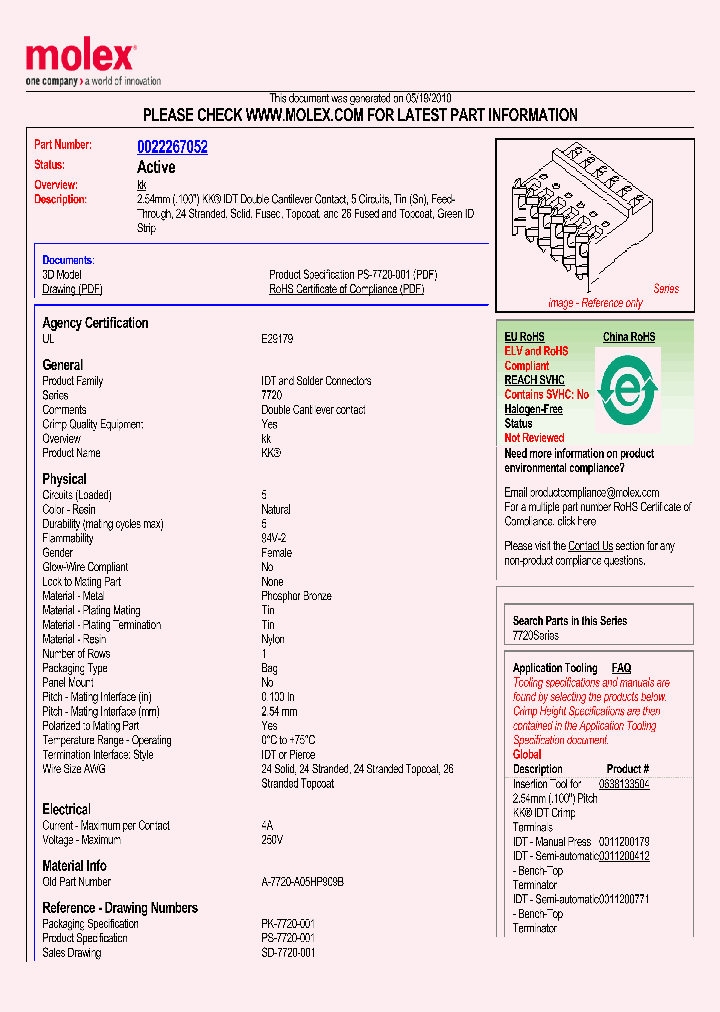 22-26-7052_607621.PDF Datasheet