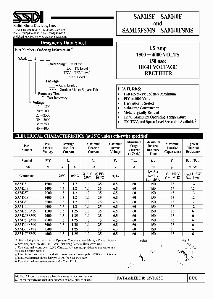 SAM30F_615833.PDF Datasheet