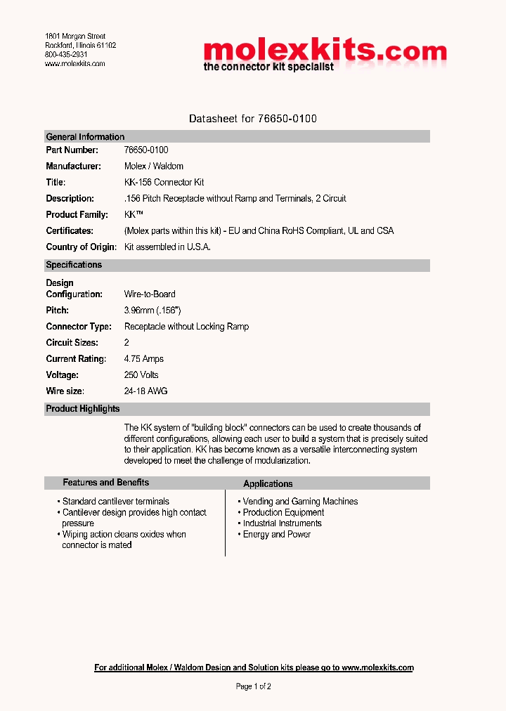 76650-0100_622749.PDF Datasheet