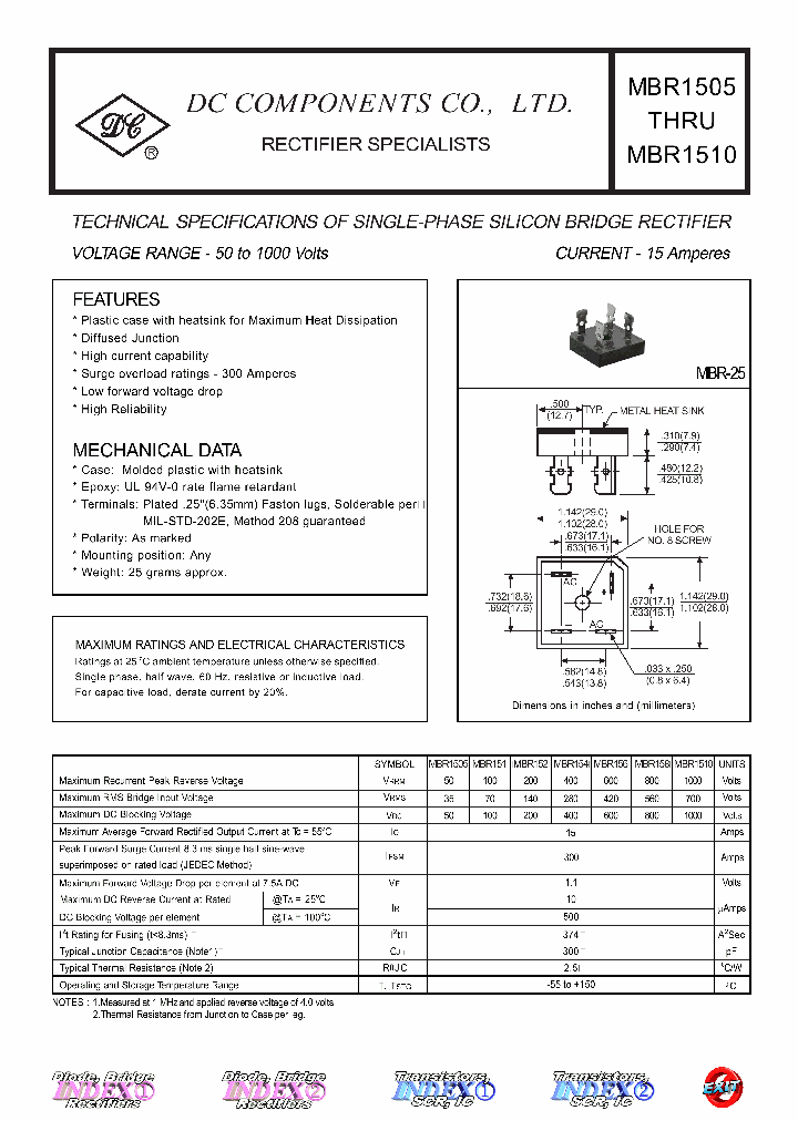 MBR154_624782.PDF Datasheet