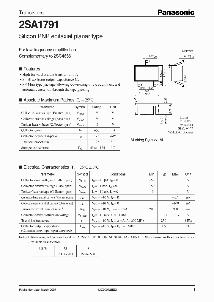 2SA1791_282674.PDF Datasheet