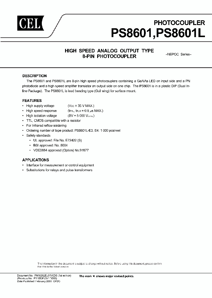 PS8601_362761.PDF Datasheet