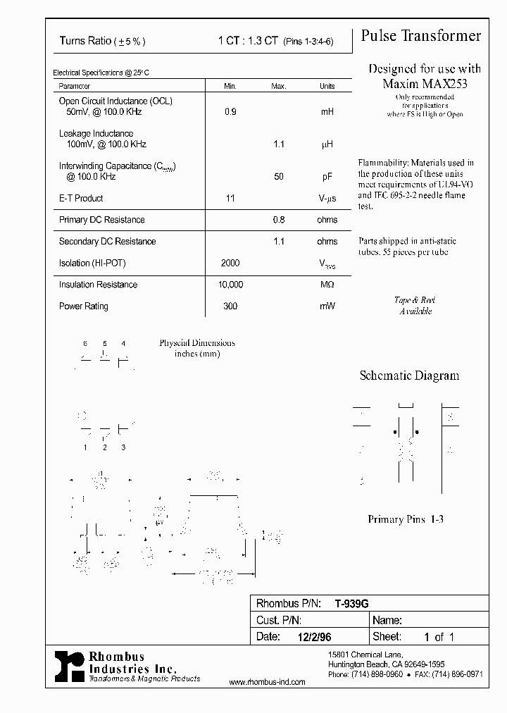 T-939G_658915.PDF Datasheet