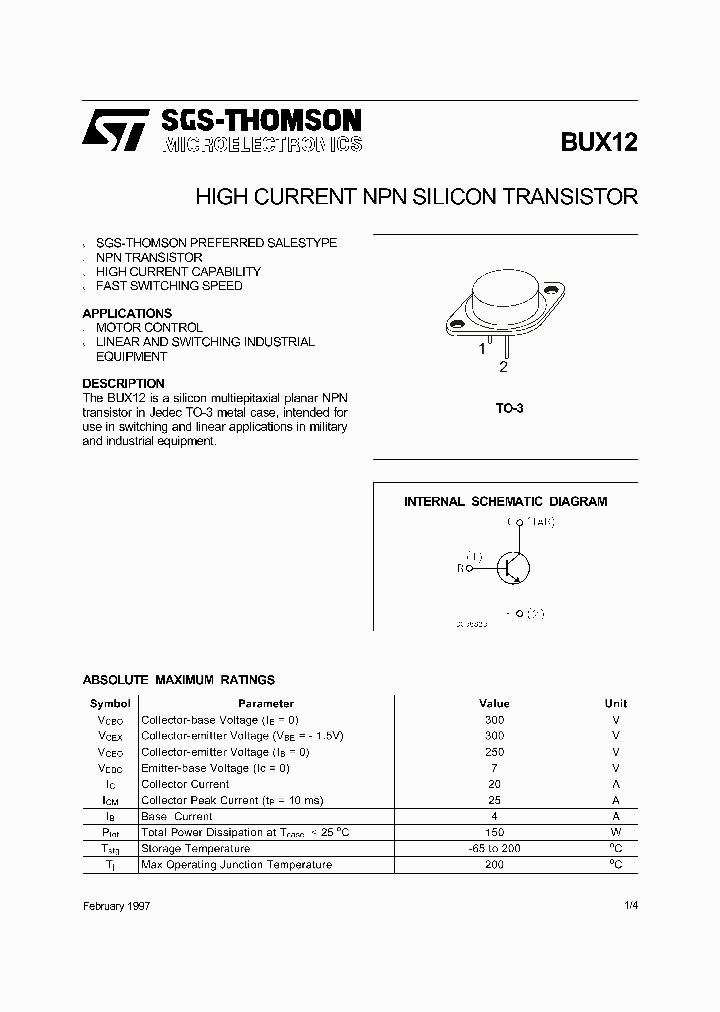 BUX12_369810.PDF Datasheet