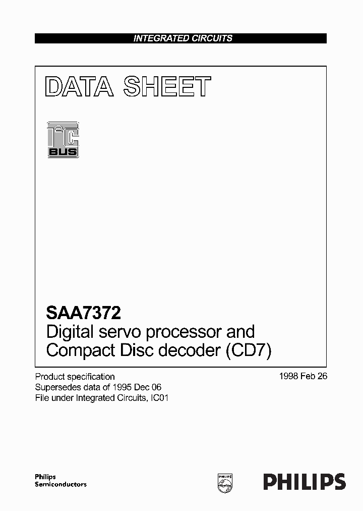 SAA7372_697601.PDF Datasheet