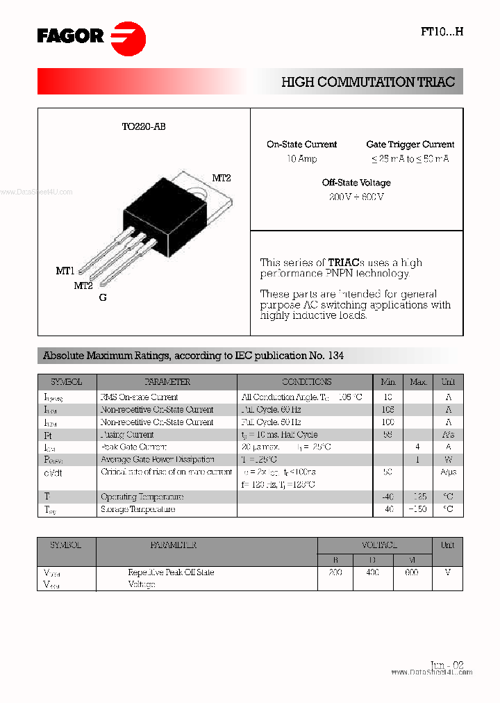 FT1002BH_319379.PDF Datasheet