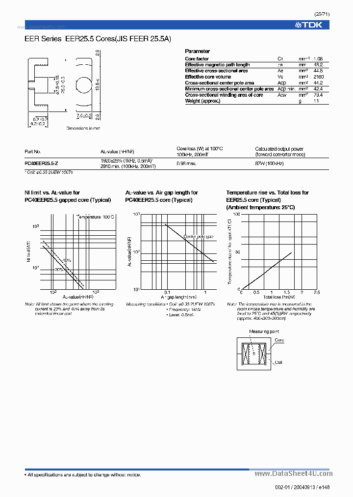 EER35_321106.PDF Datasheet