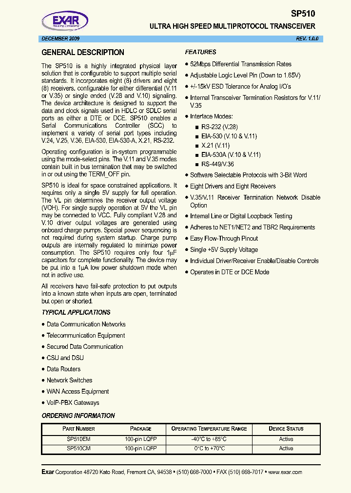 SP510CM_742713.PDF Datasheet