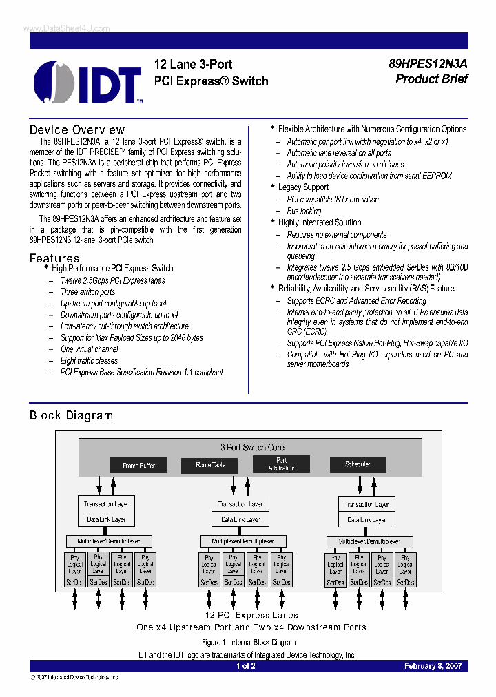 89HPES12N3A_340137.PDF Datasheet