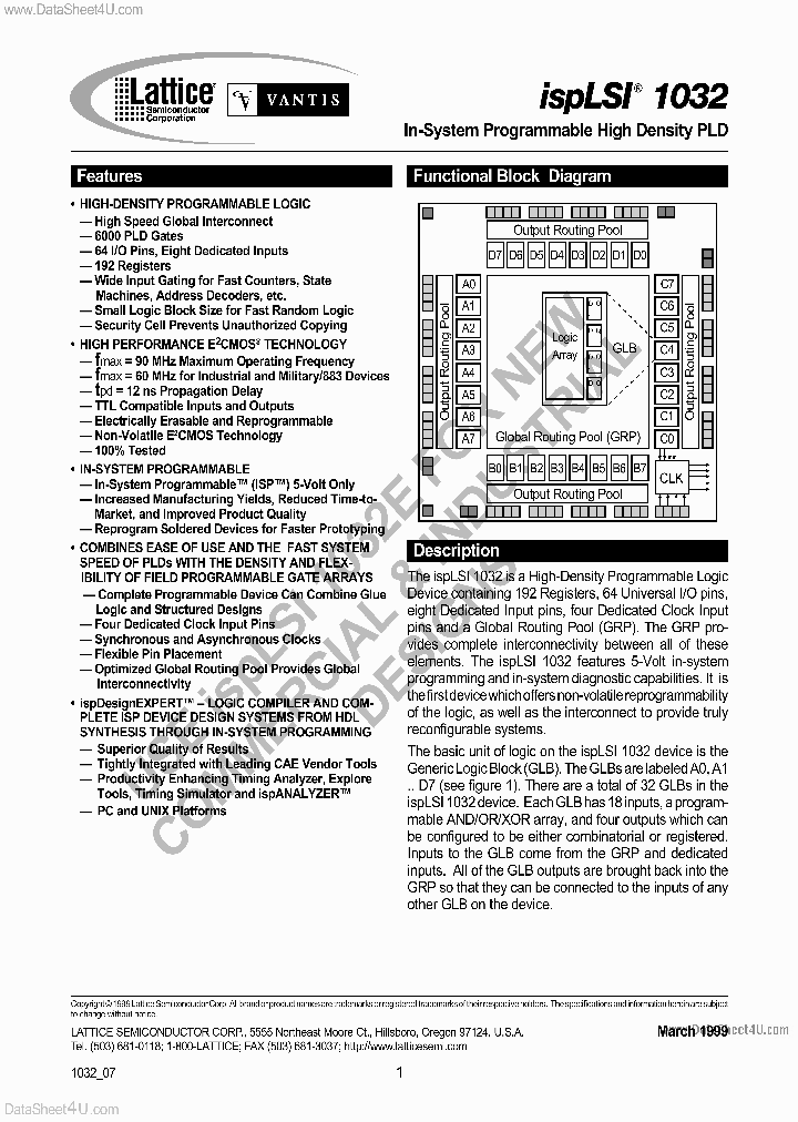 ISPLSI1032-60LG883_349754.PDF Datasheet