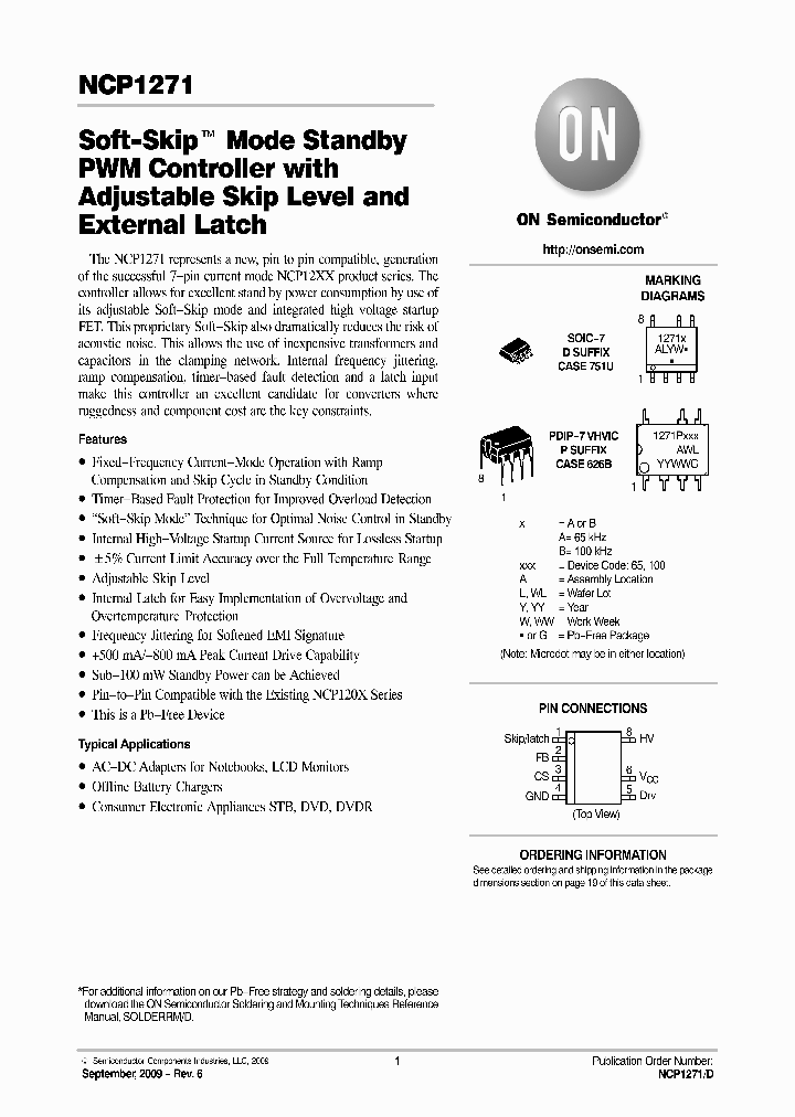 NCP1271P65G_404000.PDF Datasheet