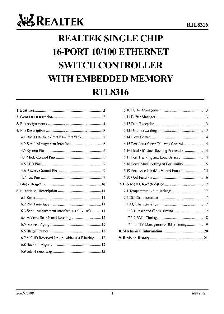 RTL8316_429506.PDF Datasheet