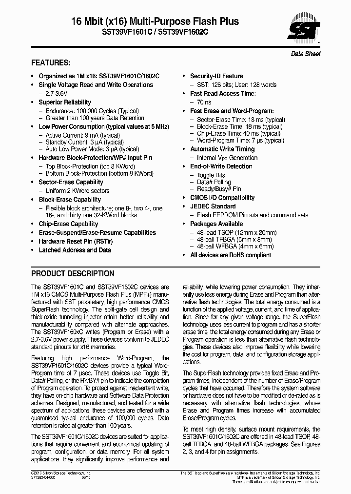 SST39VF1602C-70-4I-B3KE_453130.PDF Datasheet