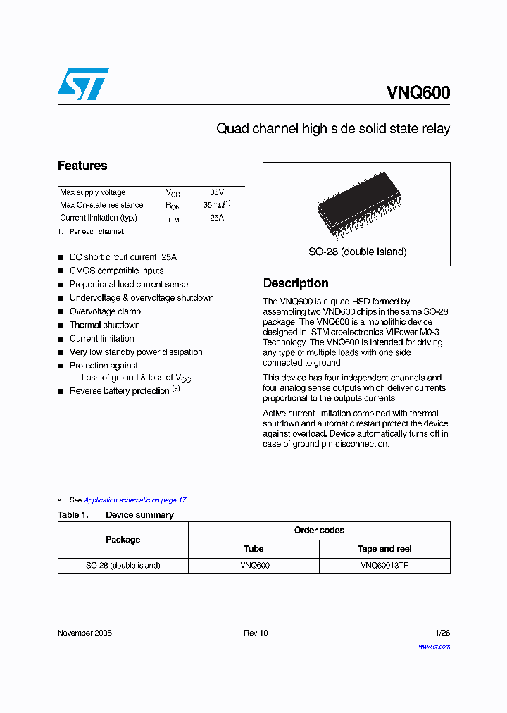 VNQ600-E_458978.PDF Datasheet