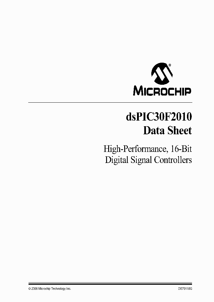 DSPIC30F2010AT-30EW_794268.PDF Datasheet