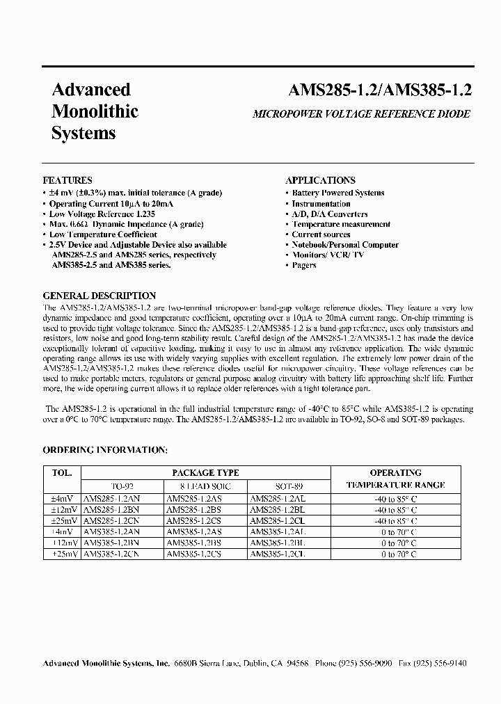 AMS285-12CN_474831.PDF Datasheet