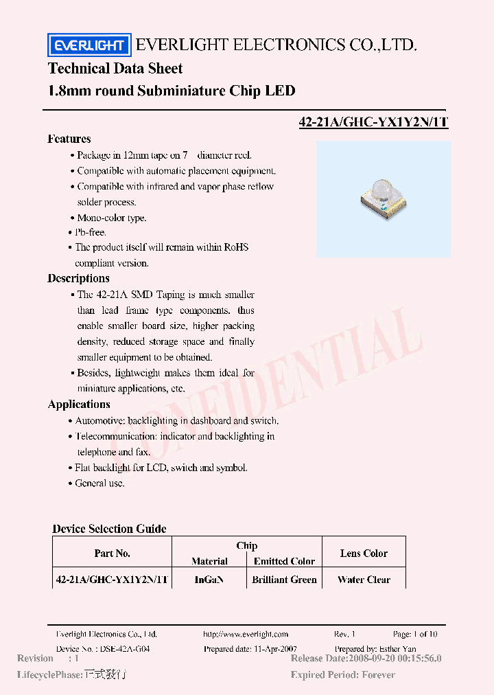 42-21A-GHC-YX1Y2N-1T_820798.PDF Datasheet