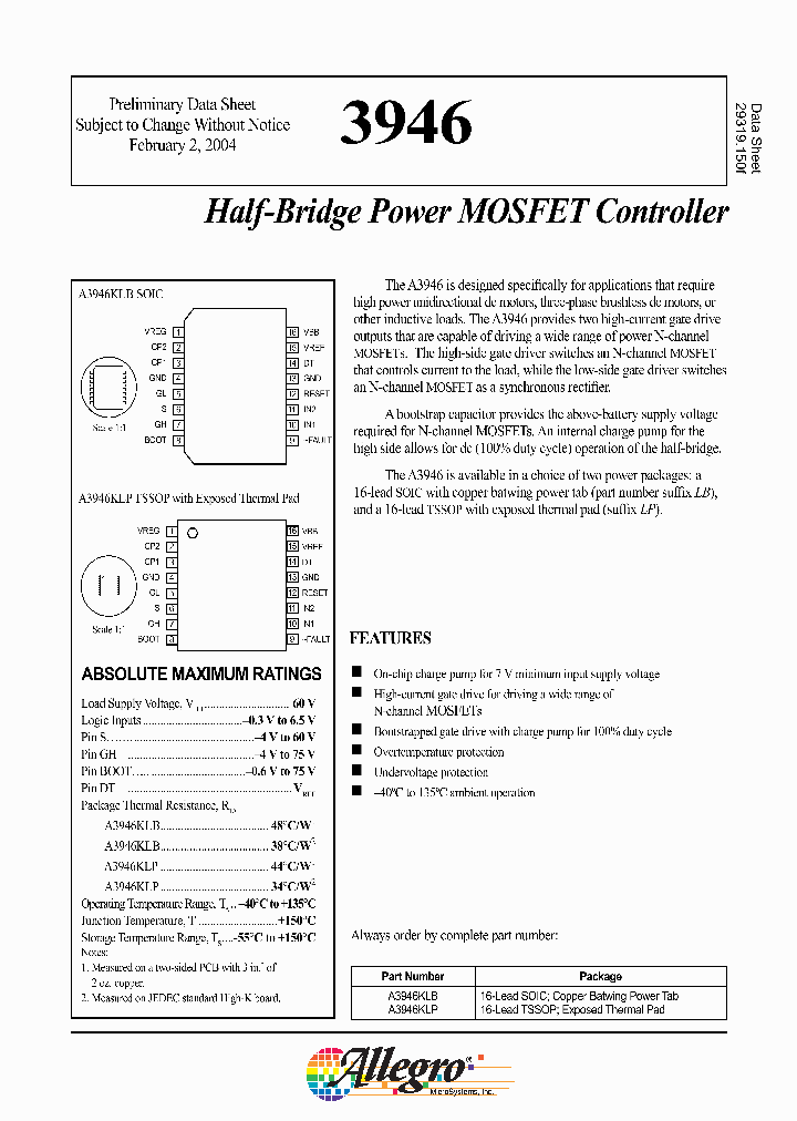 A3946_492271.PDF Datasheet