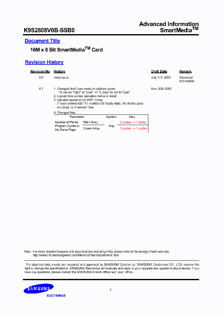 K9S2808V0B_493975.PDF Datasheet