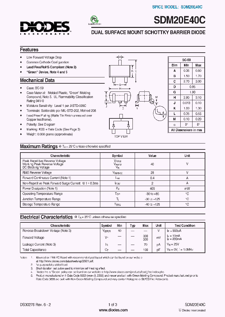 SDM20E40C1_865643.PDF Datasheet