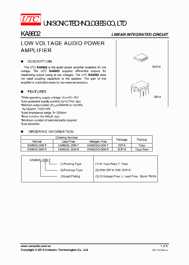 KA8602L-S08-R_889364.PDF Datasheet