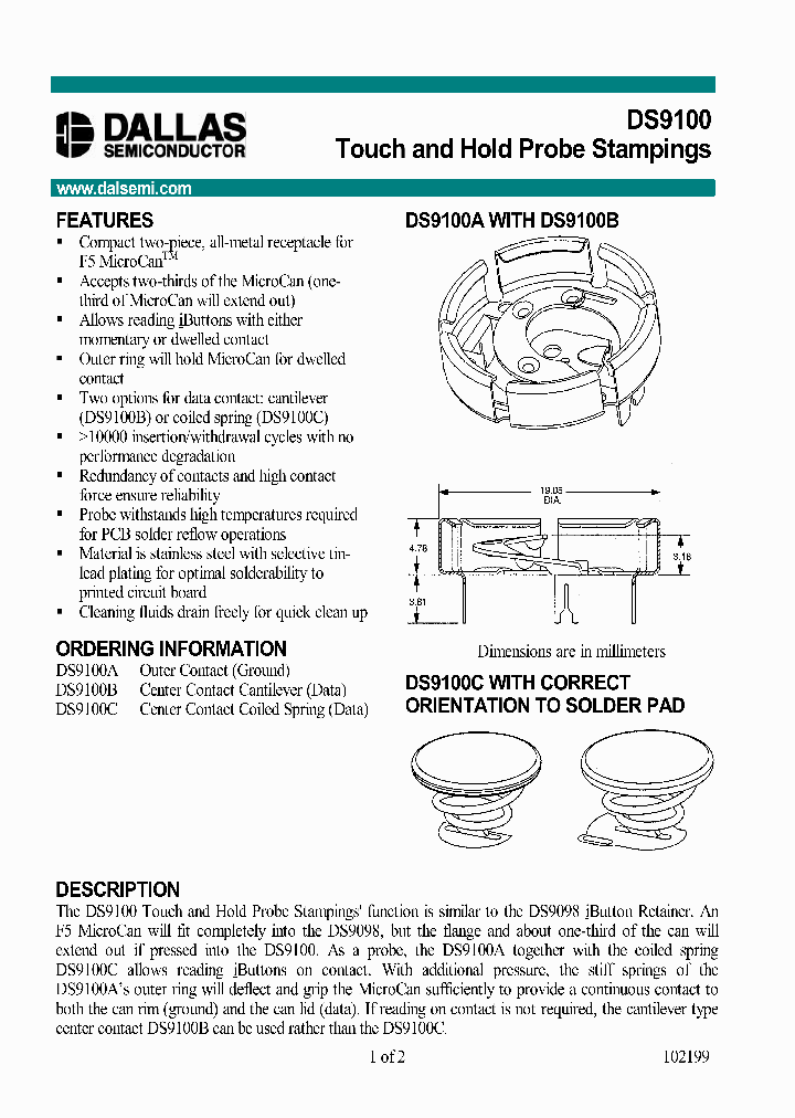 DS9100A_557852.PDF Datasheet