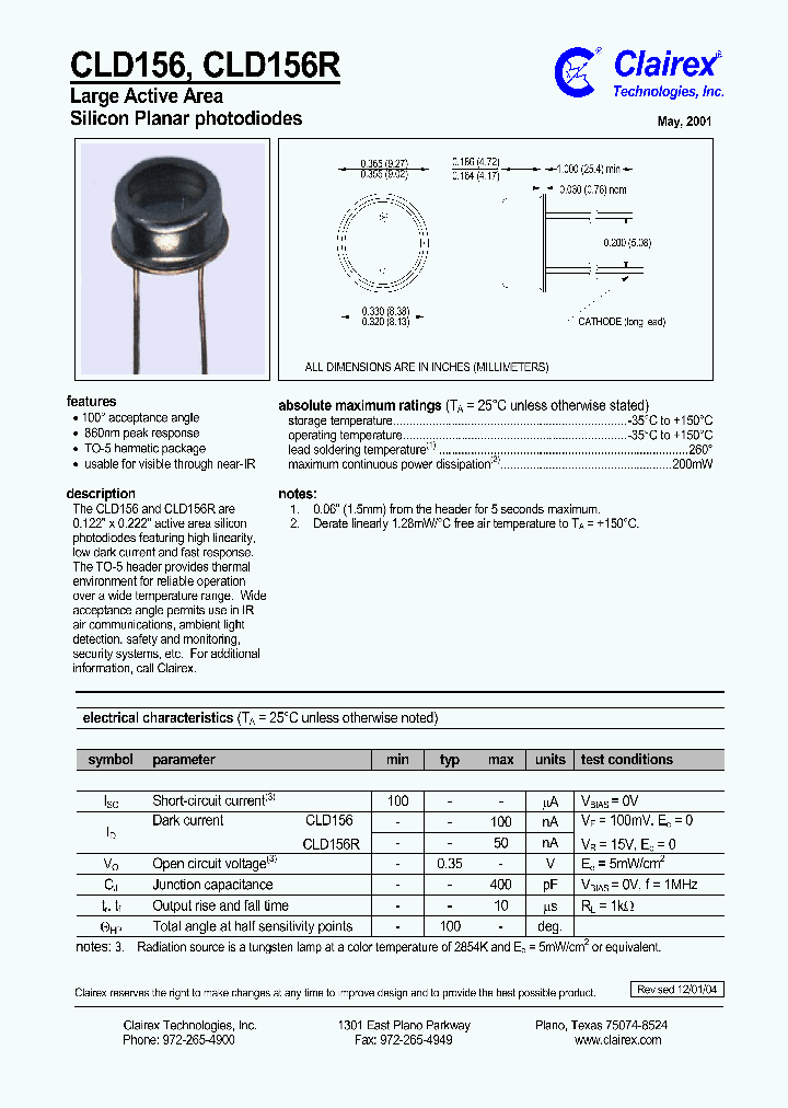 CLD156_559421.PDF Datasheet