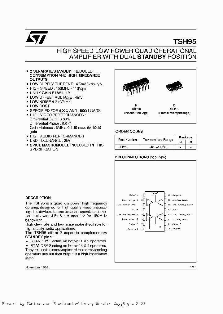 TSH95IN_513414.PDF Datasheet