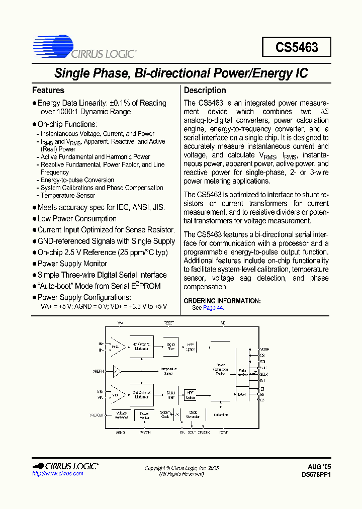 CS5463-IS_520173.PDF Datasheet