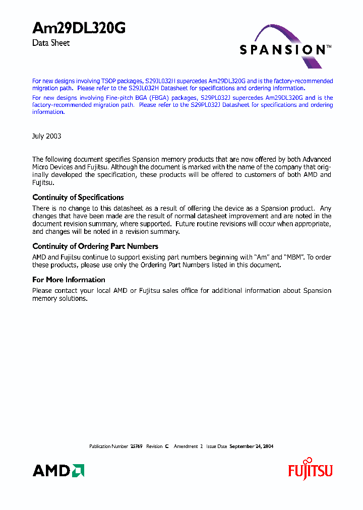 AM29DL320GB70WDF_910489.PDF Datasheet