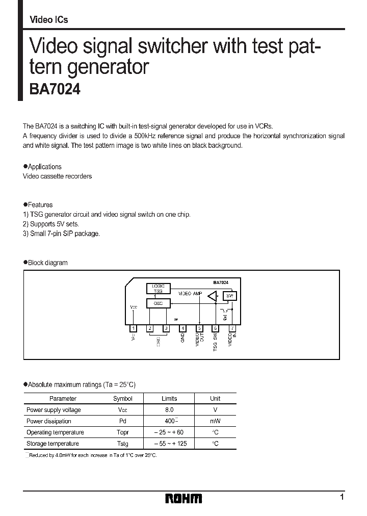 BA7024_538459.PDF Datasheet